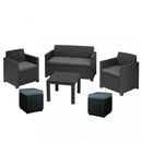 Alabamo Family kerti bútor garnitúra grafit színben