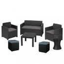 Alabama Party Family kerti bútor garnitúra grafit színben