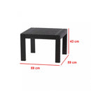 Alabama Party Family kerti bútor garnitúra grafit színben