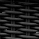 Alabama set kerti bútor garnitúra, grafit színben, világos szürke párnával