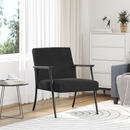 vidaXL karosszék Fekete 59 x 75 x 78 cm Bársony