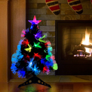 vidaXL Mű karácsonyfa 50 LED-del állvánnyal Zöld 64 cm PVC