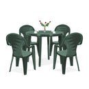 Lisbon 4+1 kerti bútor garnitúra szett zöld