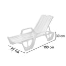 Florida kerti nyugágy fehér