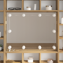 vidaXL Tükör világítás 12 pcs Fehér 4.5 x 4.5 x 4.8 cm Műanyag