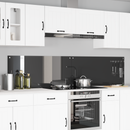 vidaXL Konyhai hátfal 2 pcs Sötétszürke 110 x 50 cm edzett üveg
