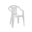 Mallorca műanyag kerti szék, fehér színben