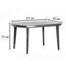 Jelise 4+1 kerti bútor garnitúra szett cappuccino