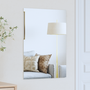 vidaXL Fali tükör Négyszögletes 70 x 50 cm edzett üveg