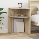 vidaXL Végasztal Sonoma tölgy 39,7 x 39,7 x 60 cm Faanyag
