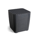 Iowa Balcony kerti bútor garnitúra luzon asztallal grafit