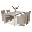 Futon 4+1 kerti bútor garnitúra cappuccino