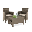 Corton Balkony kerti bútor garnitúra cappuccino