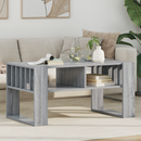 vidaXL Dohányzóasztal Szürke Sonoma 92 x 49,5 x 45 cm Faanyag