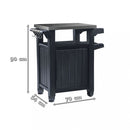 Unity 93L grill asztal, barna