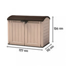 Store-It-Out Ultra tároló, beige-barna színben