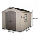 Factor 8x11 kerti ház, beige-taupe színben