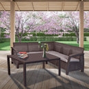 Corfu Love max duo kerti bútor garnitúra futura asztallal barna