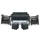 Corfu Love max duo cube kerti bútor garnitúra grafit