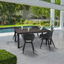 Romy 4+1 kerti bútor garnitúra szett grafit