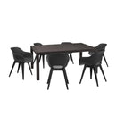 Romy 6+1 kerti bútor garnitúra szett grafit