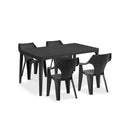 Gironte 4+1 kerti bútor garnitúra szett grafit