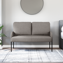 vidaXL Kanapék párnával 110cm Tópszínű Furnér