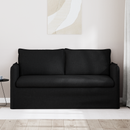 vidaXL Kanapé Fekete 156 x 82 x 85 cm szövet
