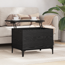 vidaXL Dohányzóasztal Fekete tölgy 60 x 44,5 x 45 cm Faanyag