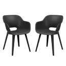 Akola duo kerti szék grafit