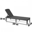 Jaipur kerti nyugágy párnával grafit