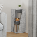 vidaXL Oldalsó polc Beton Szürke 33 x 32 x 70,5 cm Faanyag