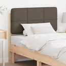 vidaXL Kárpitozott fejtámla Barna és taupe 75 cm Tömör fenyőfa