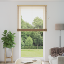 vidaXL Zsaluzia Világos barna mintával 213 x 110 cm 25 mm PVC