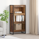 vidaXL Könyvespolc Öreg fa 60 x 30 x 121 cm Faanyag