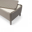 Salemo kerti asztal cappuccino