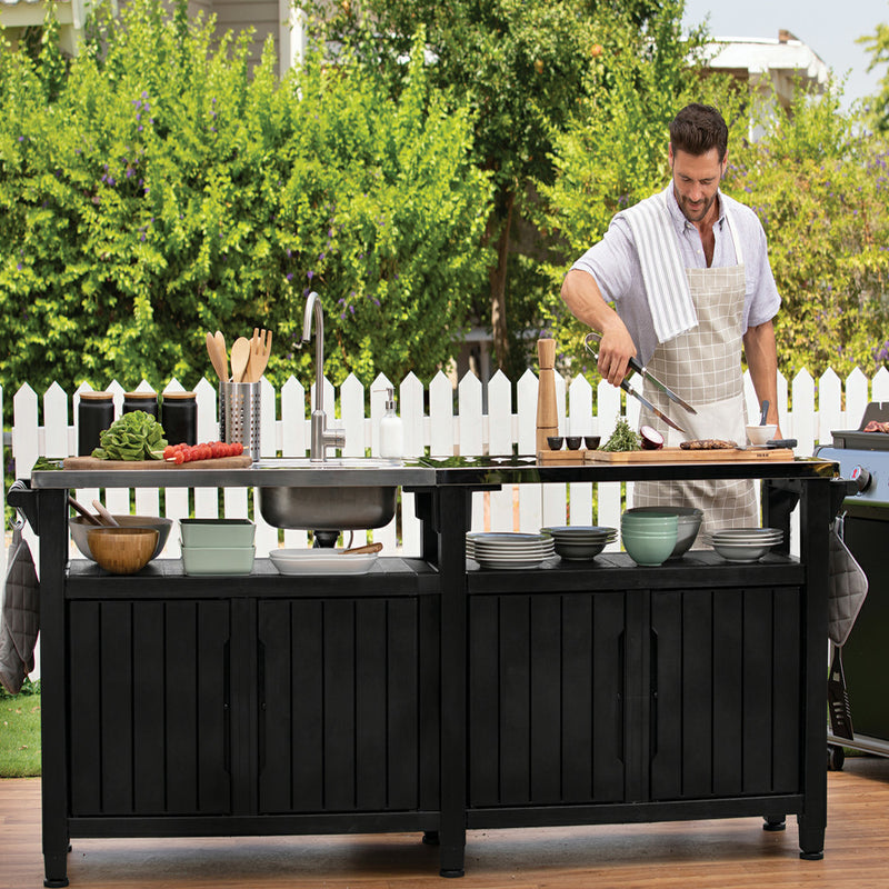 Unity Chef műanyag kerti grill asztal