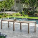 Julie dupla műanyag kerti asztal cappuccino