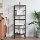 vidaXL Könyvespolc Füstölt tölgy 40 x 29,5 x 115 cm Faanyag