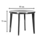 Julisa 4+1 kerti bútor garnitúra szett cappuccino