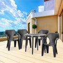 Lisante 4+1 kerti bútor garnitúra szett grafit