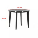 Lisbon 4+1 kerti bútor garnitúra szett grafit