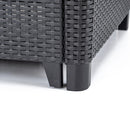 Claire VI 8 személyes kerti bútor garnitúra orlando asztallal grafit