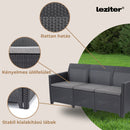 Claire VI 5 személyes kerti bútor garnitúra orlando asztallal grafit