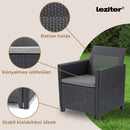 Claire Balcony kerti bútor garnitúra grafit