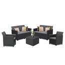 Claire 6 személyes kerti bútor garnitúra grafit