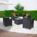 Claire II 4 személyes kerti bútor garnitúra grafit