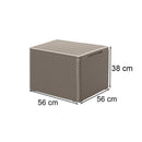 Elodie balcony kerti bútor szett párnatartós asztallal cappuccino