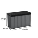 Darwin kerti tároló 662L szürke