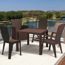 Melody Quartet asztal sötétbarna